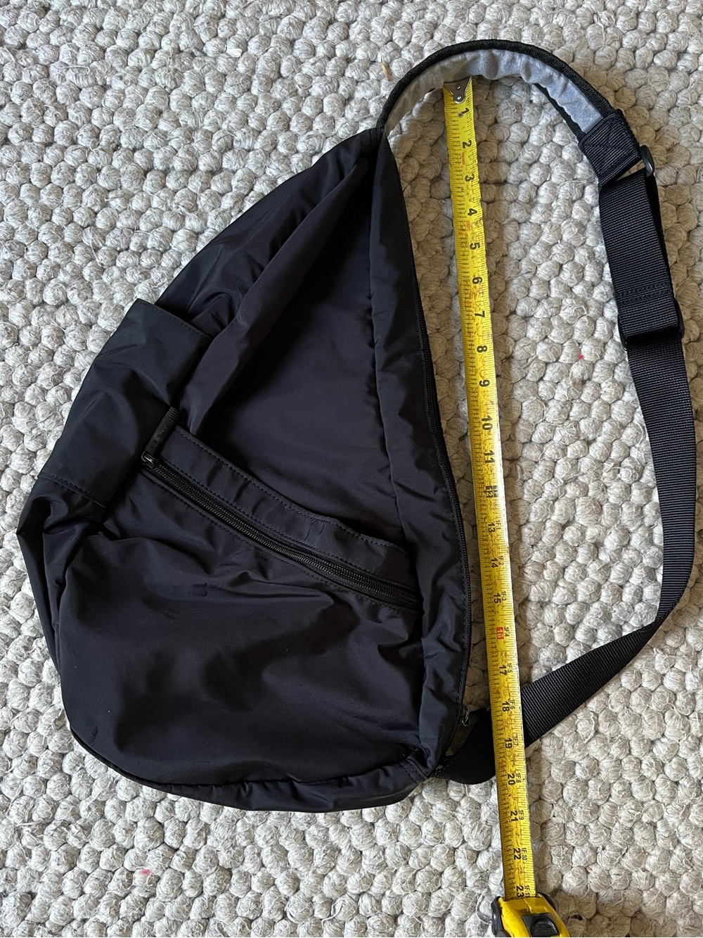 L.L. Bean Black Sling Backpack